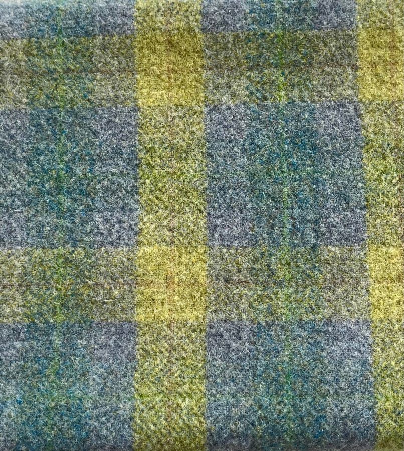 BLUE YELLOW PLAID