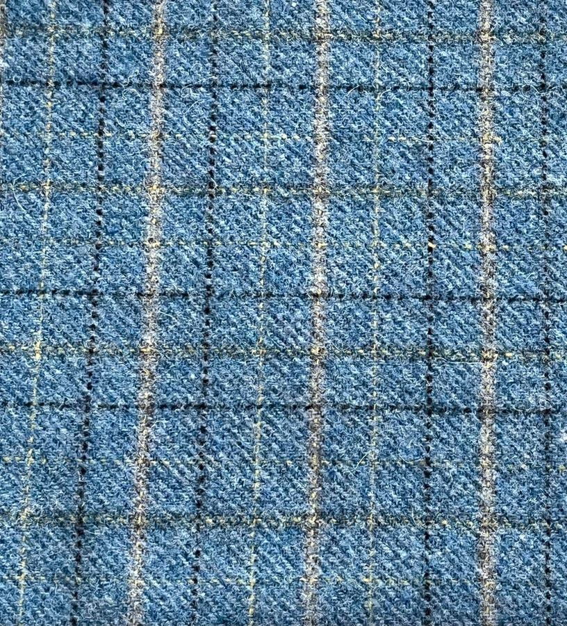 MEDIUM BLUE PLAID