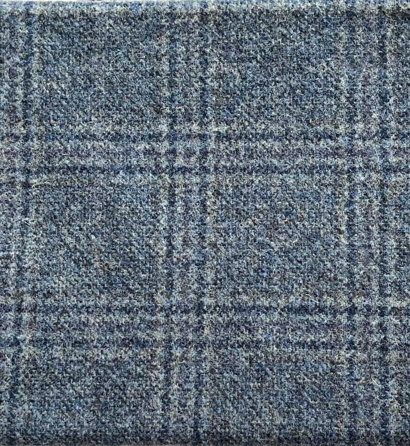 BLUE TONAL PLAID