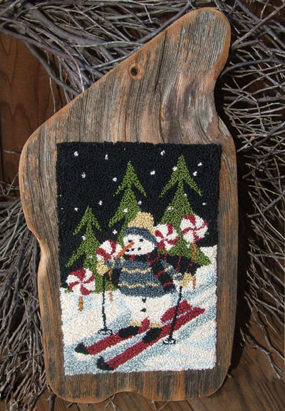 PEPPERMINT MOUNTAIN PUNCHNEEDLE