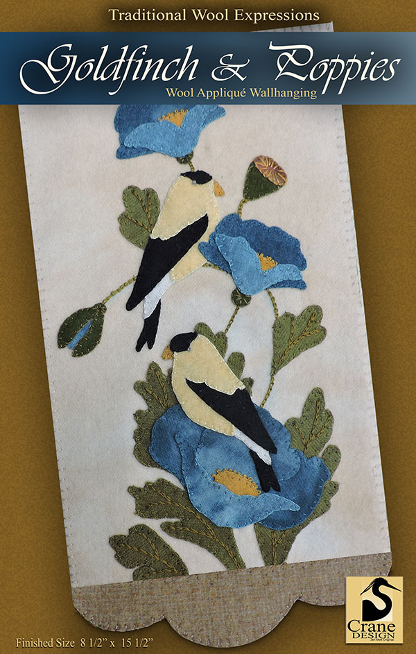 GOLDFINCH AND POPPIES