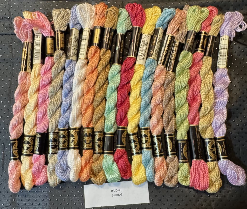 DMC #3 PEARL COTTON PACKS