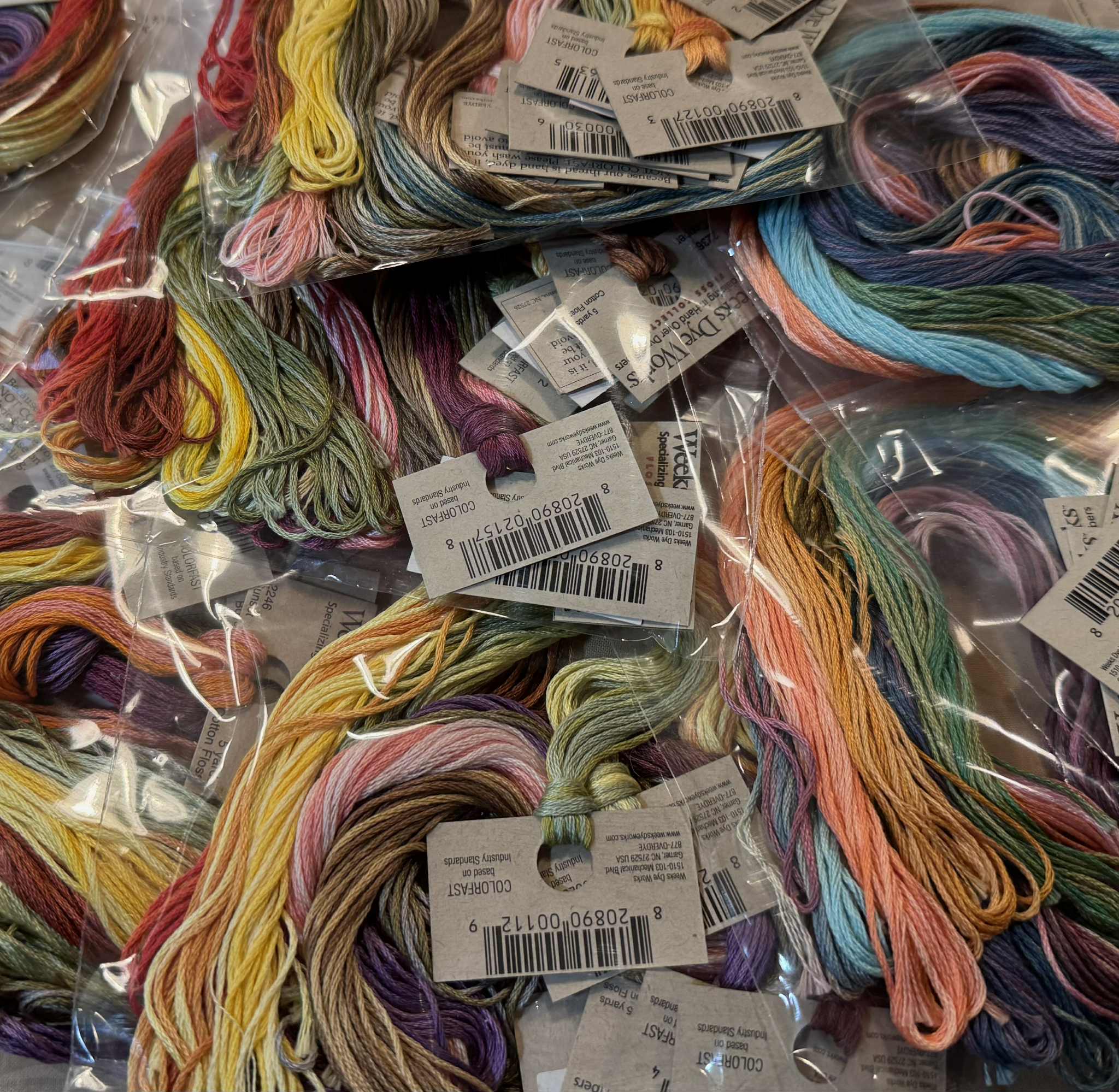 WEEKS DYE WORKS HAND DYED EMBROIDERY FLOSS